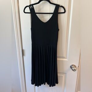 Coercion Womens Size S Black Fit Flare Dress Sleeveless Strappy
